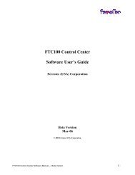 FTC100 Control Center Software User's Guide Ferrotec (USA)