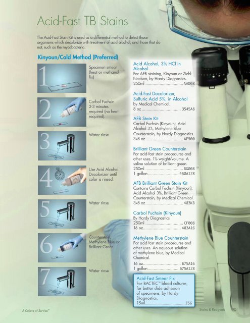 Stains & Reagents - by Hardy Diagnostics