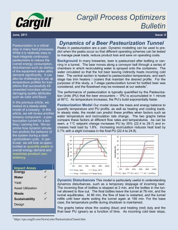 recent Bulletin - Cargill Process Optimizers