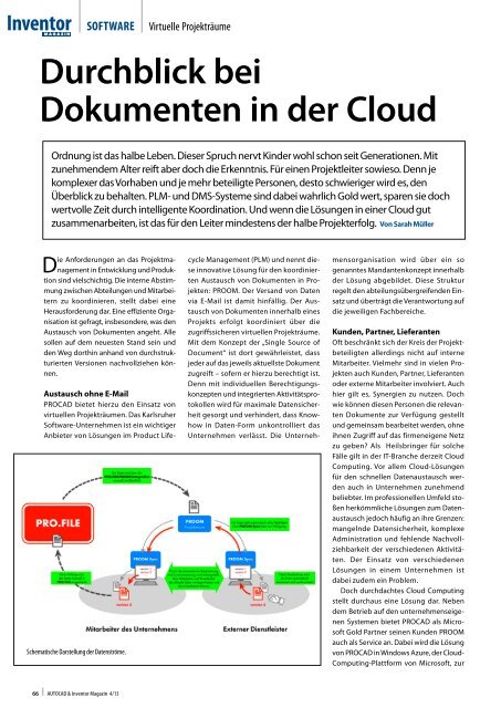 Leseprobe AUTOCAD & Inventor Magazin 2013/04