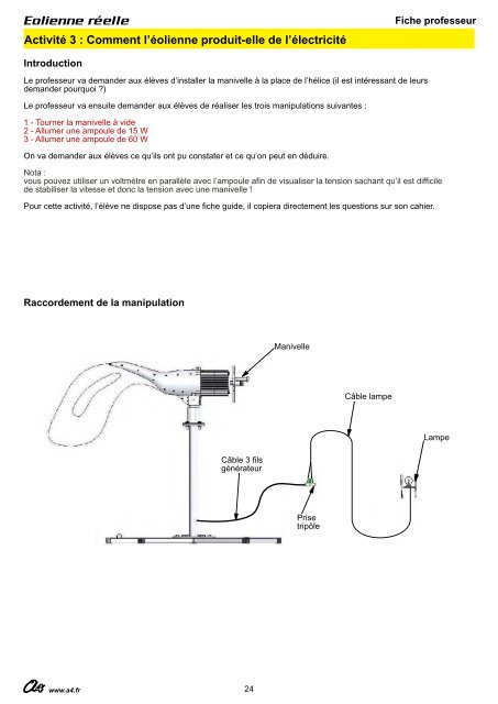 Manipulations et investigations autour d'une ... - A4 Technologie