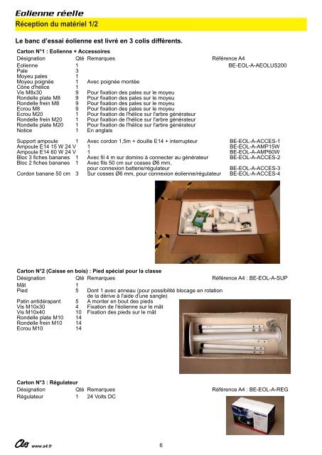 Manipulations et investigations autour d'une ... - A4 Technologie