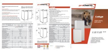 Bukletas - Protherm