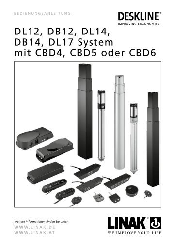 DL12, DB12, DL14, DB14, DL17 System mit CBD4, CBD5 ... - LINAK