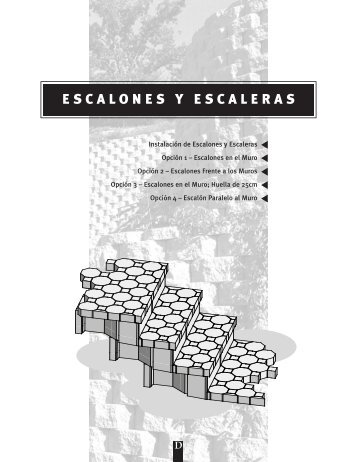 ESCALONES Y ESCALERAS - Superlite Block