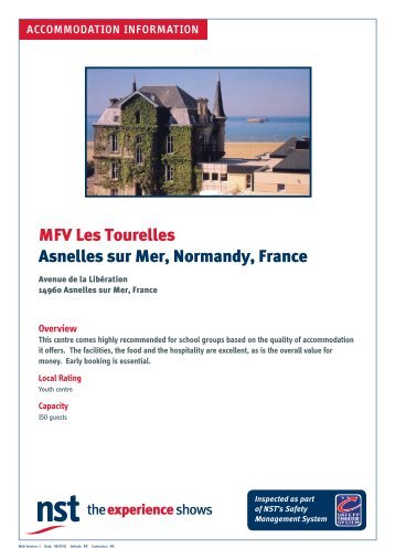 MFV Les Tourelles Asnelles sur Mer, Normandy ... - NST Travel Group