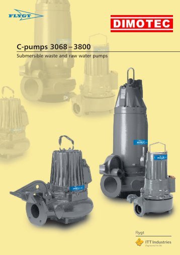 Submersible Waste And Raw water pumps - Dimotec