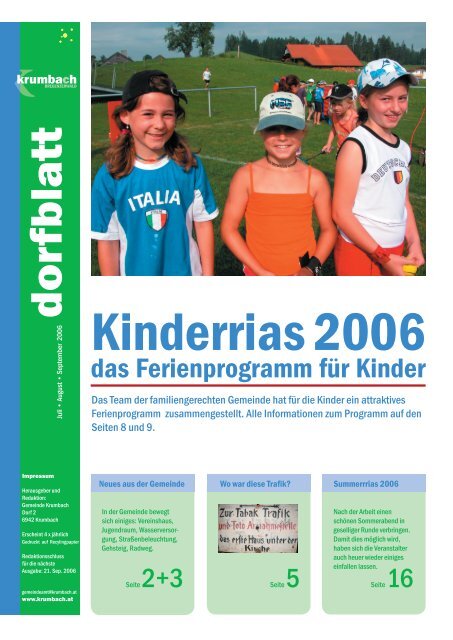 Dorfblatt 3/06 (18,78 MB) - Krumbach