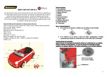 BABY CAR FIAT 500 R/C - Imaginarium