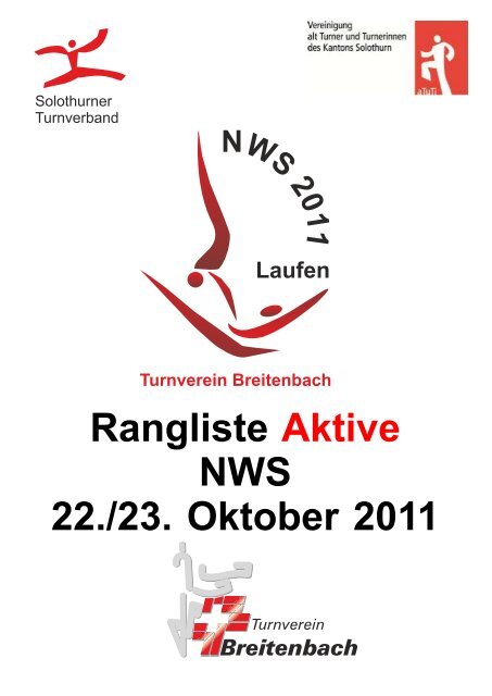 Rangliste NWS 22./23. Oktober 2011 Aktive - TV Merenschwand