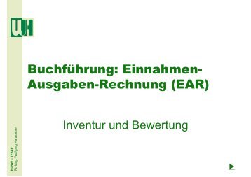 Buchführung - Inventur und Bewertung - Twoday