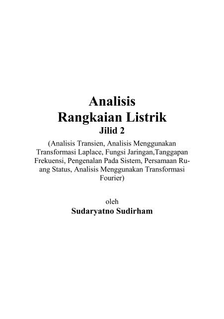 Analisis Rangkaian Rangkaian Listrik - Ee-cafe.org