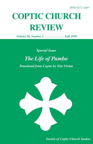 Home_files/1999 Fall.Vol20.#3.pdf - Coptic Church Review