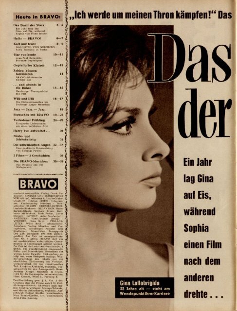 Bravo 1962 Nr.1 