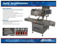 Auto AccuCounter - Accutek Packaging Equipment