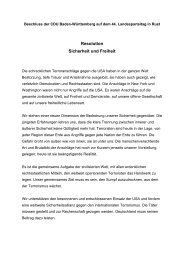 Resolution Sicherheit und Freiheit - CDU Baden-WÃ¼rttemberg