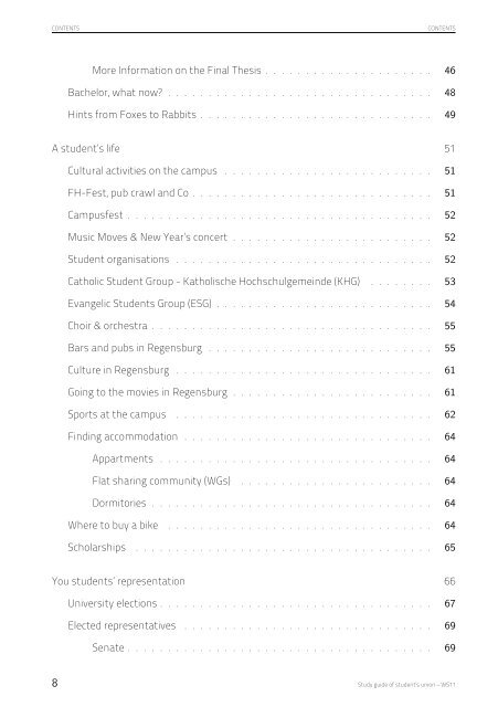 Study Guide - Hochschule Regensburg