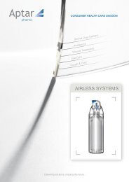 Product Data Sheet: Airless Systems - Aptar