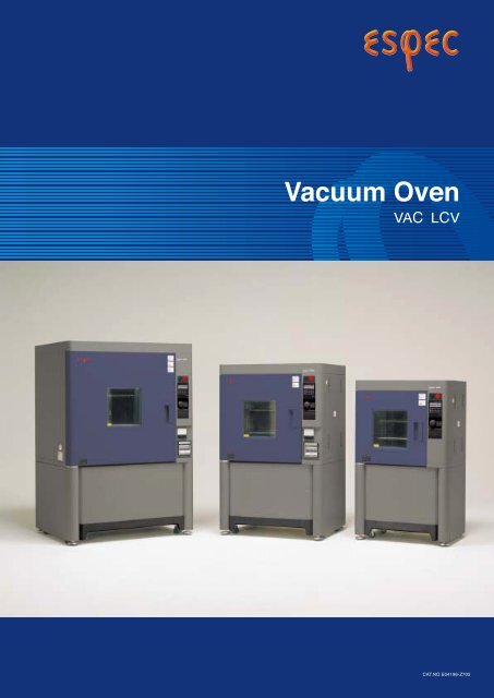 Espec VAC and LCV Vacuum Oven Datasheet MHz Electronics Inc