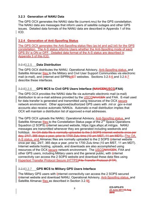 Unclassified Unclassified - GPS.gov