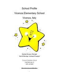 Custom Book List - Vicenza Elementary School