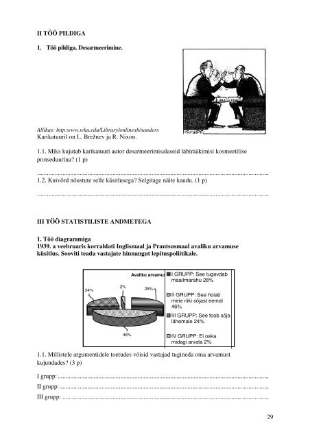 AJALOO RIIGIEKSAMI ÃLESANDED