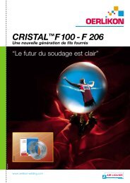 CRISTAL™F100 - F 206 - Air Liquide Welding