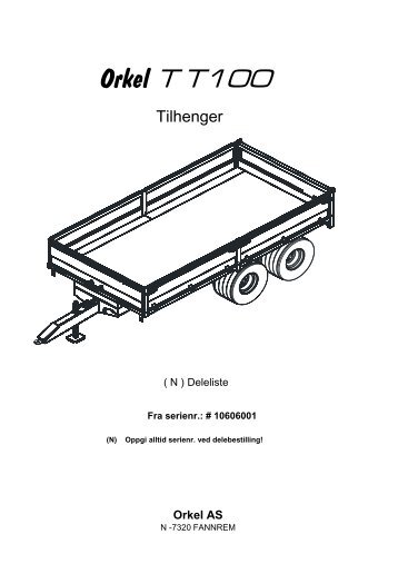 Deleliste TT100 - 2007.pdf - NOA Maskin AS