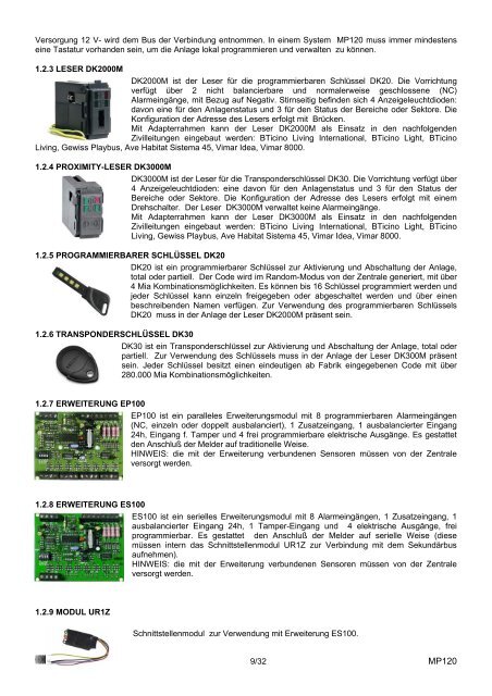 installation des systems mp120 - Grothe