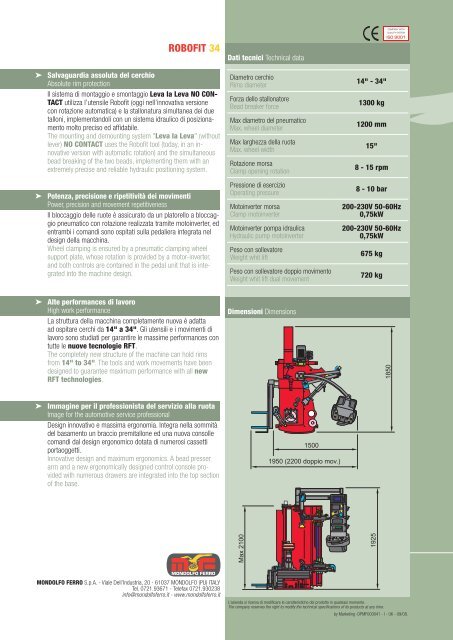 ROBOFIT 34 - MONDOLFO FERRO Spa