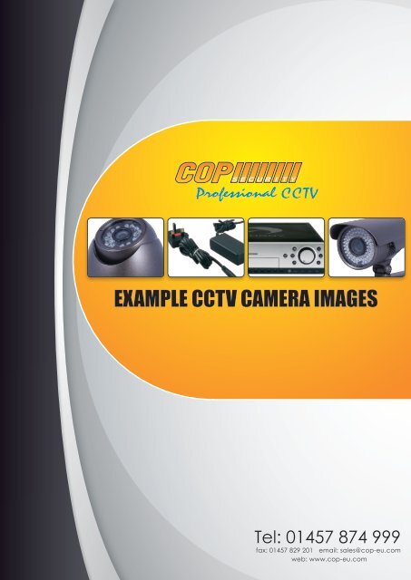 Example CCTV camera images - 2MB