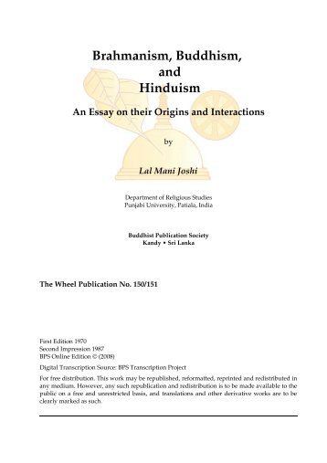 How To Write A Thesis Essay Brahmanism Buddhism And Hinduism Buddhist Publication Society Interview Essay Paper also Essay Of Health Buddhism And Comparative Religion And Other Essays Buddhist Example Essay Thesis