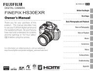 Fuji HS30 User Manual - 2CameraGuys.com