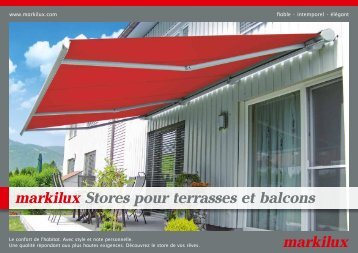 Store Markilux - Conseils sur les stores