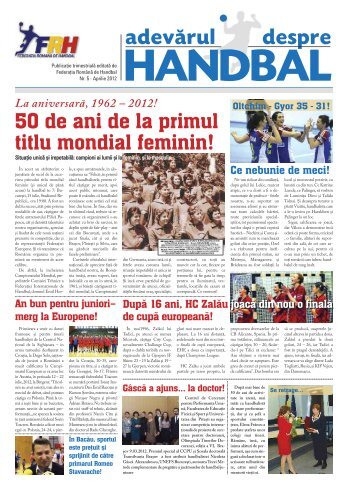 âAdevarul despre Handbalâ â Nr. 5 - Frh