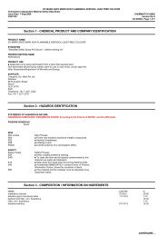 Chemwatch Australian MSDS 42095 - Westernex