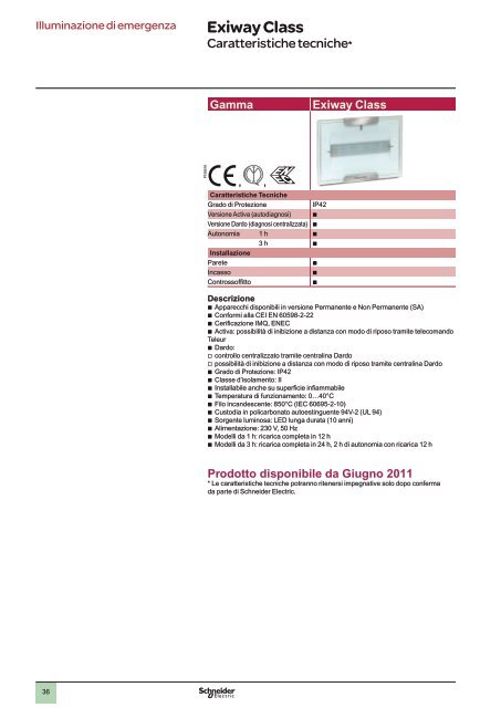 Scarica il catalogo Exiway 2011! - Schneider Electric