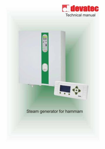 Steam Bath Manual - Devatec