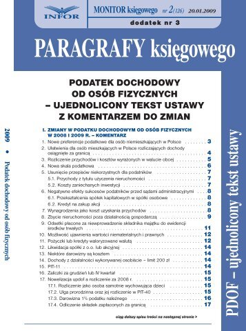 PARAGRAFY ksiÄgowego - Infor