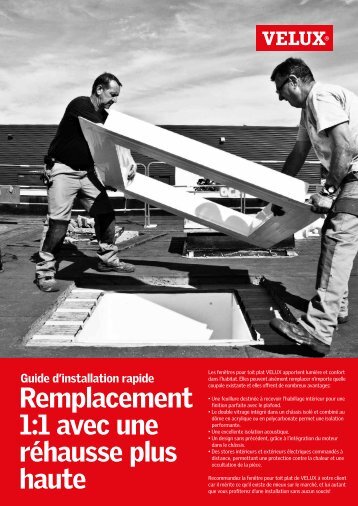 Fiche d'installation (PDF) - Velux