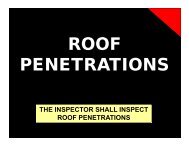 roof penetrations - Allsafe Home Inspection Service, Inc.