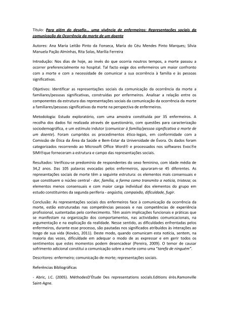Resumo CIRS2012 - 2.pdf - Universidade de Ãvora