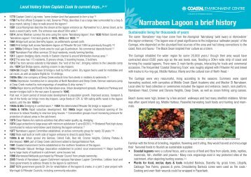 Brief History of Narrabeen Lagoon - Pittwater Council - NSW ...