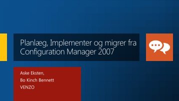 Configuration Manager 2012: Technical Overview