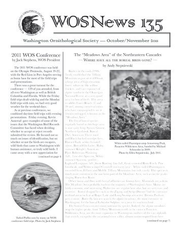 WN 135 - Washington Ornithological Society