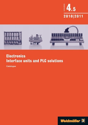 ÐÐ°ÑÐ°Ð»Ð¾Ð³ Weidmuller: Electronics â Interface units and PLC solutions