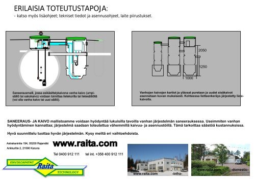 Esite PA KAIVO kaivopuhdistamosta