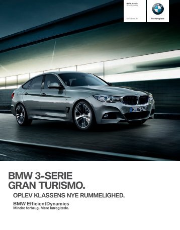 BMW 3-serie Gran Turismo (PDF, 6 MB) - BMW Danmark