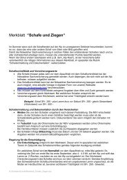 Merkblatt âSchafe und Ziegenâ - NSV