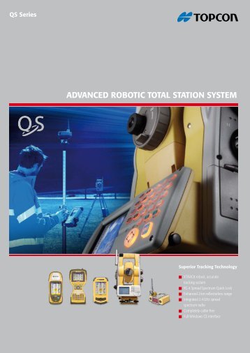 AdvAnced ROBOTIc TOTAL STATIOn SYSTeM - Viinstruments.co.za